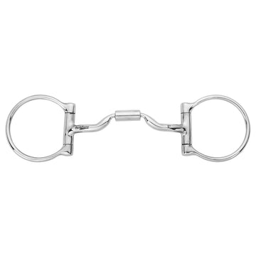 BAR H EQUINE D-Ring Western Correction Bit with Low Port & Copper Inlays